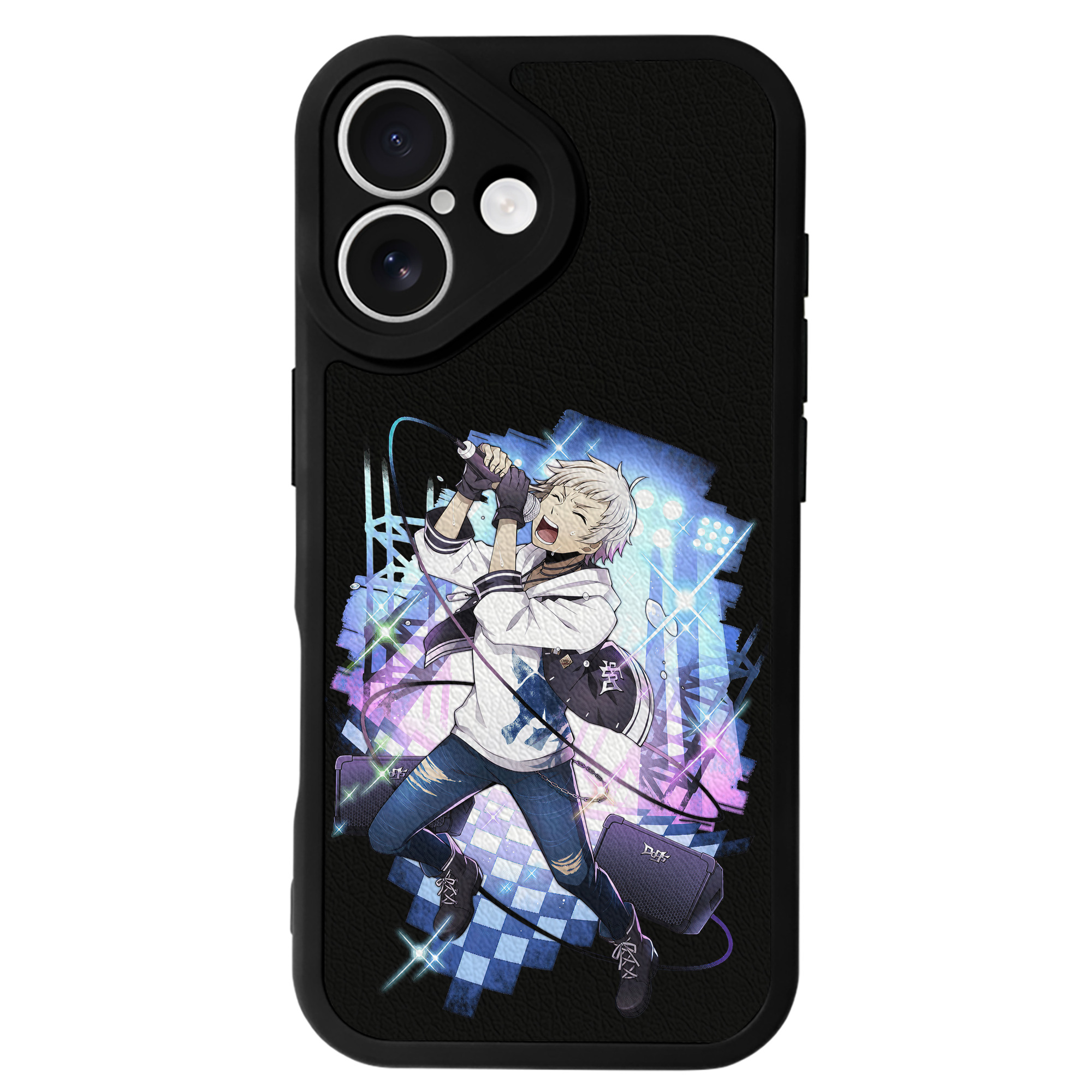 （画像用） 文豪ストレイドッグス Bungo Stray Dogs 【iPhone 16シリーズ対応】シリコンスマホケース（レザー調） 材質：シリコン